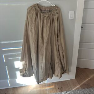 NWT Taupe/Beige Anthropologie Maxi Skirt